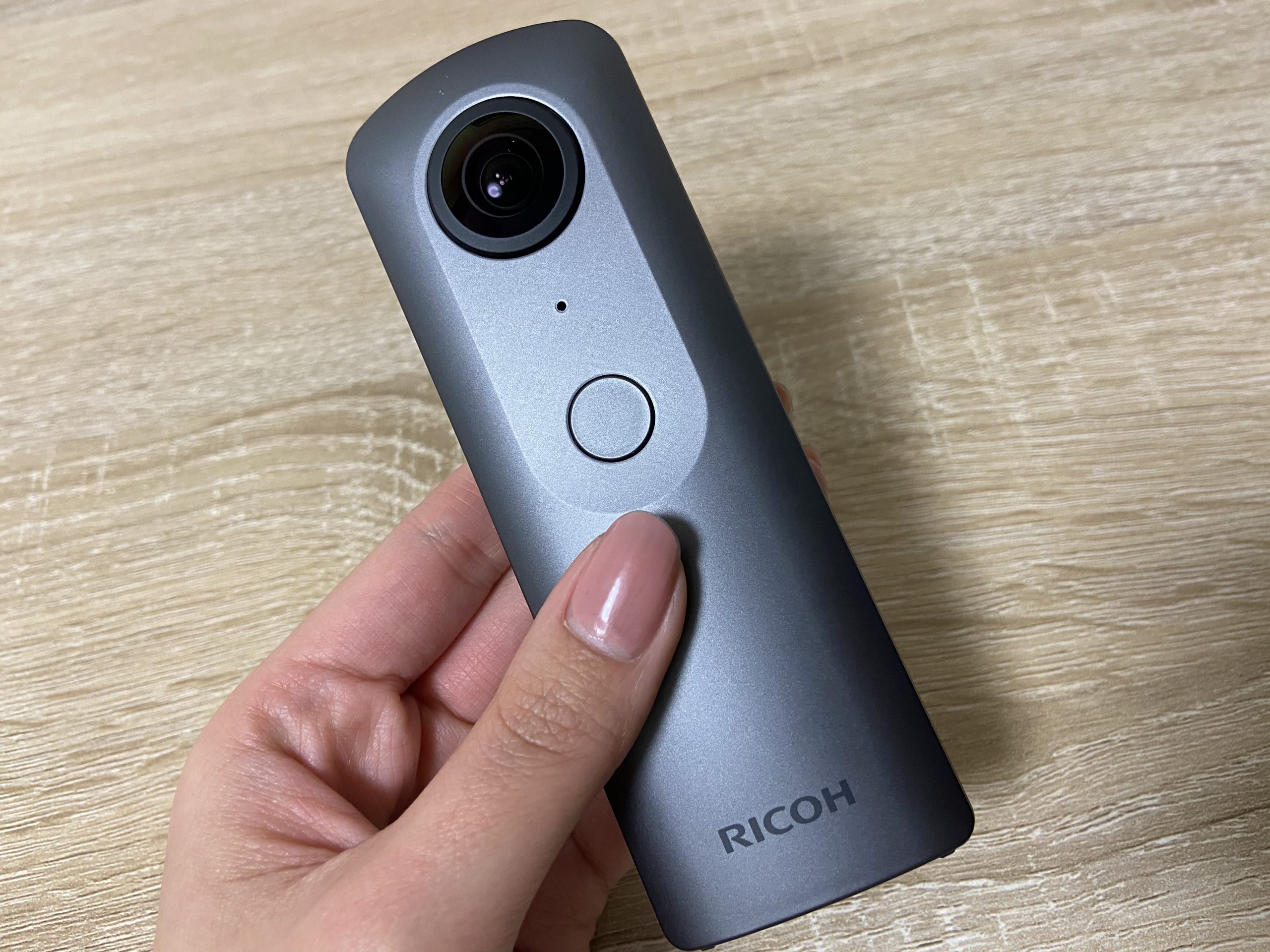 開店記念セール RICOH THETA V メタリックグレー 360度カメラ 手ブレ